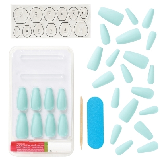 Kiss Gel Fantasy Sculpted 💅 Nails• 28 Nails•7 Day wear - Picture 3 of 5